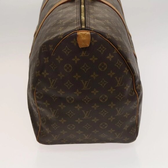LOUIS VUITTON Monogram Keepall 60 Boston Bag M41422 LV Auth - Picture 4 of 16